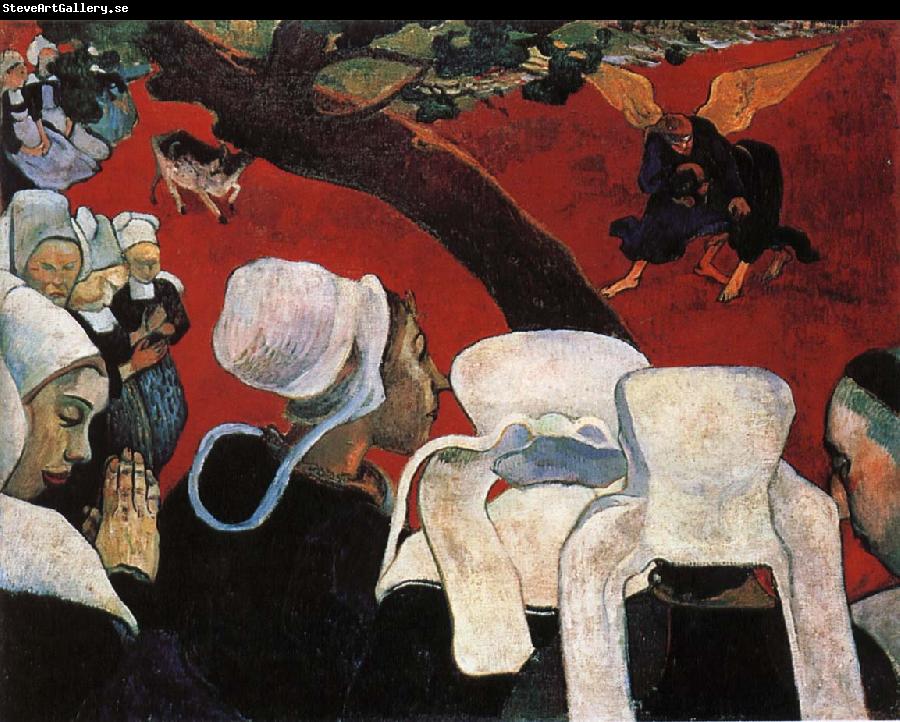 Paul Gauguin Jacob struggled with the Angels